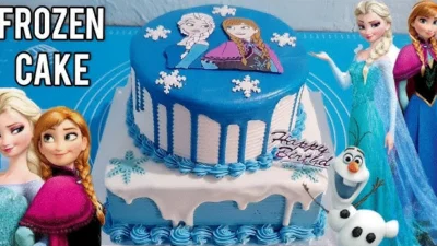 Tutorial Menghias Frozen Cake Topper