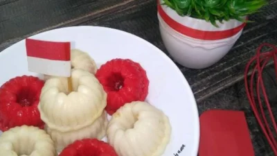 Resep Apem Merah Putih