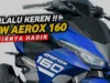 Harga dan Spesifikasi Yamaha Aerox 160 Skutik Sporty yang Menggoda