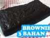 Kenikmatan Sederhana dalam Tiga Bahan: Resep Brownies 3 Bahan yang Menggoda