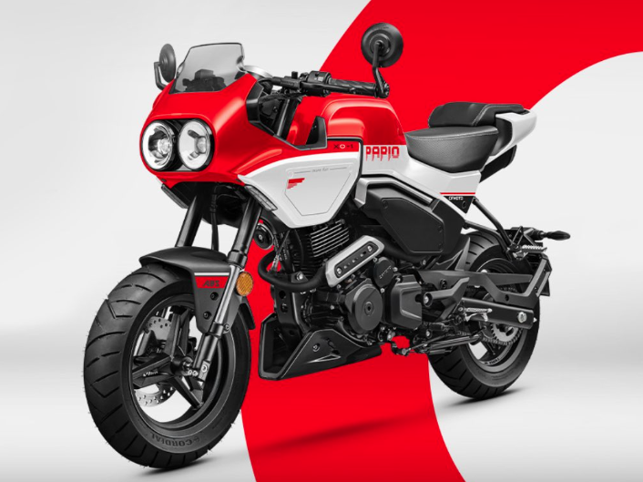 Terbaru 2023! Motor cafe racer mini CFMoto Papio XO-1 Simungil Dan Unik ...