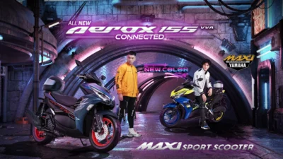 Harga Motor Yamaha Aerox Connected 2023