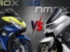 Persaingan Ketat! New Cyber City Aerox 155 VS NMAX Dek Rata, Kira-Kita Mending Yang Mana?