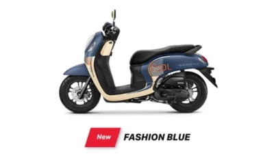 Tampil Segar Dengan Scoopy Terbaru Warna Biru Yang Akan Memberikan Kesan Elegan