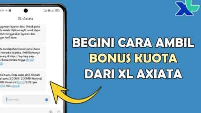 Cara Mendapatkan Bonus Kuota XL