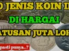 10 Uang Logam Kuno di Indonesia yang Dicari Kolektor