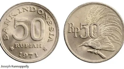 Uang Koin 50 Rupiah Tahun 1971 Bisa Laku Ratusan Juta, Benarkah?