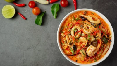 Resep Tomyum Seafood Bumbu Instan Simple Enak dan Gurih