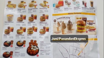 Daftar Harga Menu McD Subang September 2023