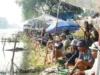 HUT ke-390 Karawang, Warga Antusias Ikuti Mancing Gratis