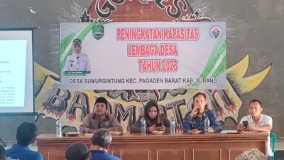 Pemdes Sumurgintung Gelar Pelatihan Kapasitas Lembaga Desa