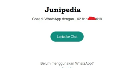 Cara Kirim WA ke Banyak Nomor tanpa Save, capture via WA Me