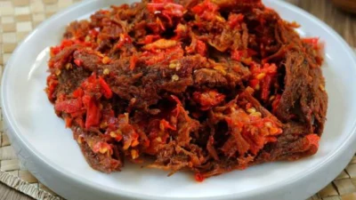 Resep Dendeng Sapi Suwir Balado Sederhana Khas Padang