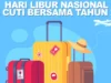 Pemerintah Tetapkan Hari Libur Nasional dan Cuti Bersama 2024