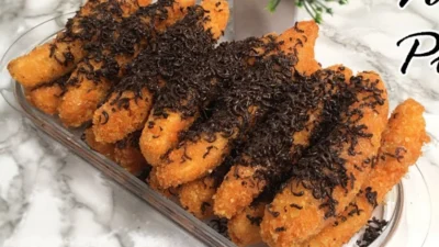 Resep Nuget Pisang Mayo, Kreasi Cemilan Unik yang Lezat Banget (image from screenshot Youtube vina kitchen)