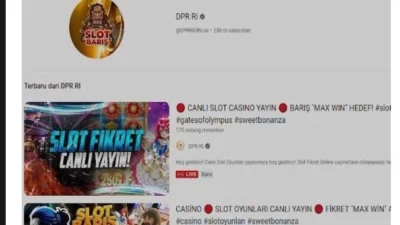 Sekjen Buka Suara Soal Akun YouTube DPR RI yang Siarkan Judi Online