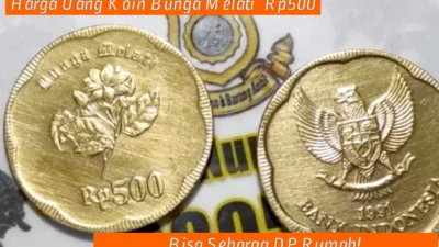 Harga Uang Koin Bunga Melati Rp500 Seharga DP Rumah!