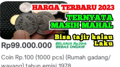 Pembeli Uang Koin 100 Rupiah Tahun 1978, Segera Jual Disini