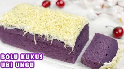 Yang Resep Bolu Kukus Ubi Ungu 2 Telur Ini Empuk, Super Lembut dan Lezat