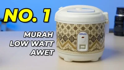 Rice Cooker Mini Ini Murah, Low Watt, Awet, Harga Cuman Rp 200 Ribu