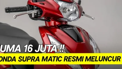 Honda Supra Matic Vision Terbaru 2023, Motor Pilihan Semua Orang
