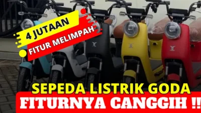 Sepeda Listrik Goda 140 Monkey Spesifikasi, Ada Alarm Anti Maling