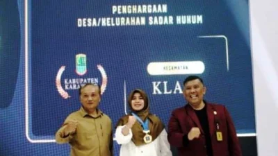 Desa Cimahi Raih Penghargaan Desa Sadar Hukum Tahun 2023