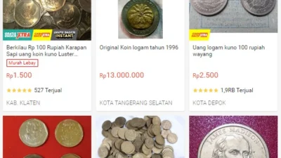 Trik Cepat Cara Jual Uang Koin di Marketplace, Dijamin Hasilkan Cuan yang Gede (image from Shopee)