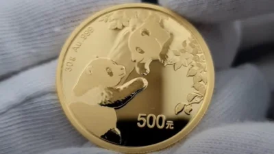 Kenali Coin Cina 10 Yuan Bergambar Panda Bertabur Emas dan Perak, Jangan Kaget Lihat Harganya! (image from screenshot YouTube /the gold bullion company)