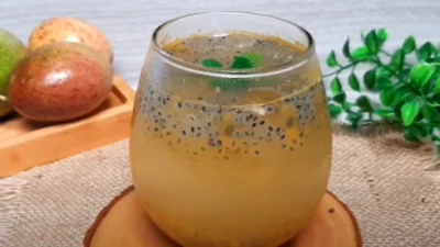 Kreasi Resep Minuman Markisa, Cocok Banget Diminum Saat Musim Panas (image from screenshot Youtube ara kitchen)