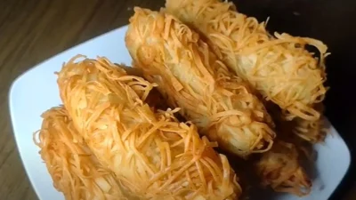 Resep Pisang Gondrong Viral, Gorengan Berbentuk Unik dan Beda Dari yang Lain (image from screenshot Youtube opink tv)