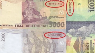 Uang Lama Dengan Nomor Seri Cantik Punya Harga Jutaan Rupiah