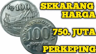 Uang Logam 100 Rupiah Gambar Rumah Minang, Cek Disini Harganya