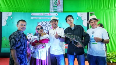 Tedy Rusmawan dan Tanu Wijaya Hadiri World Rabies Day di Kantor Dinas Ketahanan Pangan Kota Bandung