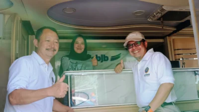 Bank bjb Subang Bawa Mobil Edukasi Meriahkan Hari Perhubungan Nasional