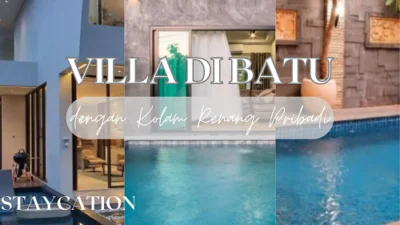 Villa di Batu dengan Kolam Renang Pribadi