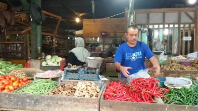 Cabai Rawit Merah di Pasar Tradisional Subang Naik Rp20 Ribu