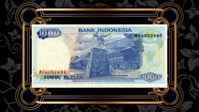 Uang Kuno Rp 1000 Tahun 1992 Lompat Batu