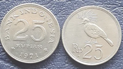 Uang Koin Rp25 Emisi 1971, Salah Satu Koleksi Favorit Numismatis