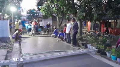 Jalan Lingkungan Dusun Rangdu Tidak Kumuh Lagi