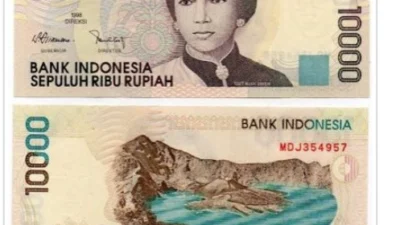 Uang Sepuluh Ribu Lama dari Waktu ke Waktu (Image From: Tokopedia/BadanFit24)