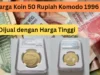 Harga Koin 50 Rupiah Komodo 1996 Bisa Dijual dengan Harga Tinggi