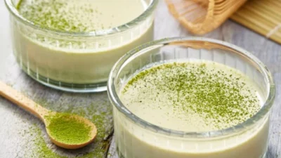 Resep Puding Vla Green Tea. (Sumber Gambar: cookidoo.thermomix.com)