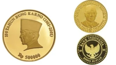 Harga Koin Emas Soekarno Asli di Tahun 2023