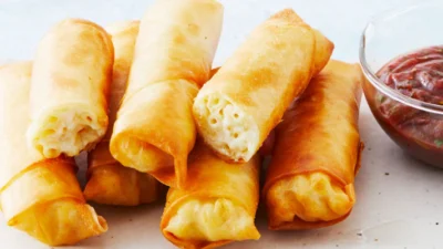 Resep Lumpia Mac and Cheese yang Super Creamy dan Lezat (Image From: Taste)