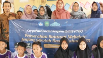 Apresiasi Sekolah kepada Bupati, Kepala Disdikbud dan Bank bjb Subang Atas Bantuan Mebelair