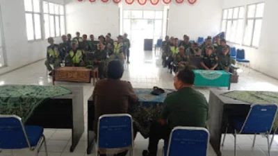 Kodim 0604 Karawang Bina Linmas Inti Desa Se-Tirtamulya