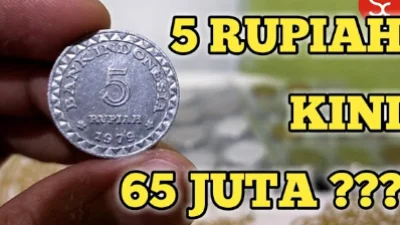 Bukan Hoxs! Uang Logam Koin 5 Rupiah Perak 1979 di Hargai Jutaan