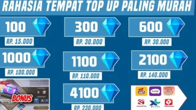 Rahasia TOP UP ML 1 DM Pakai Pulsa, Cobain deh Beneran Tempat TOP UP Murah