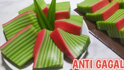 Resep Kue Lapis Pandan yang Kenyal dan Bikin Nagih!